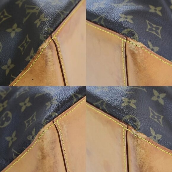 LOUIS VUITTON Cabas Mezzo Shoulder Bag Monogram Leather Brown - Picture 7 of 16